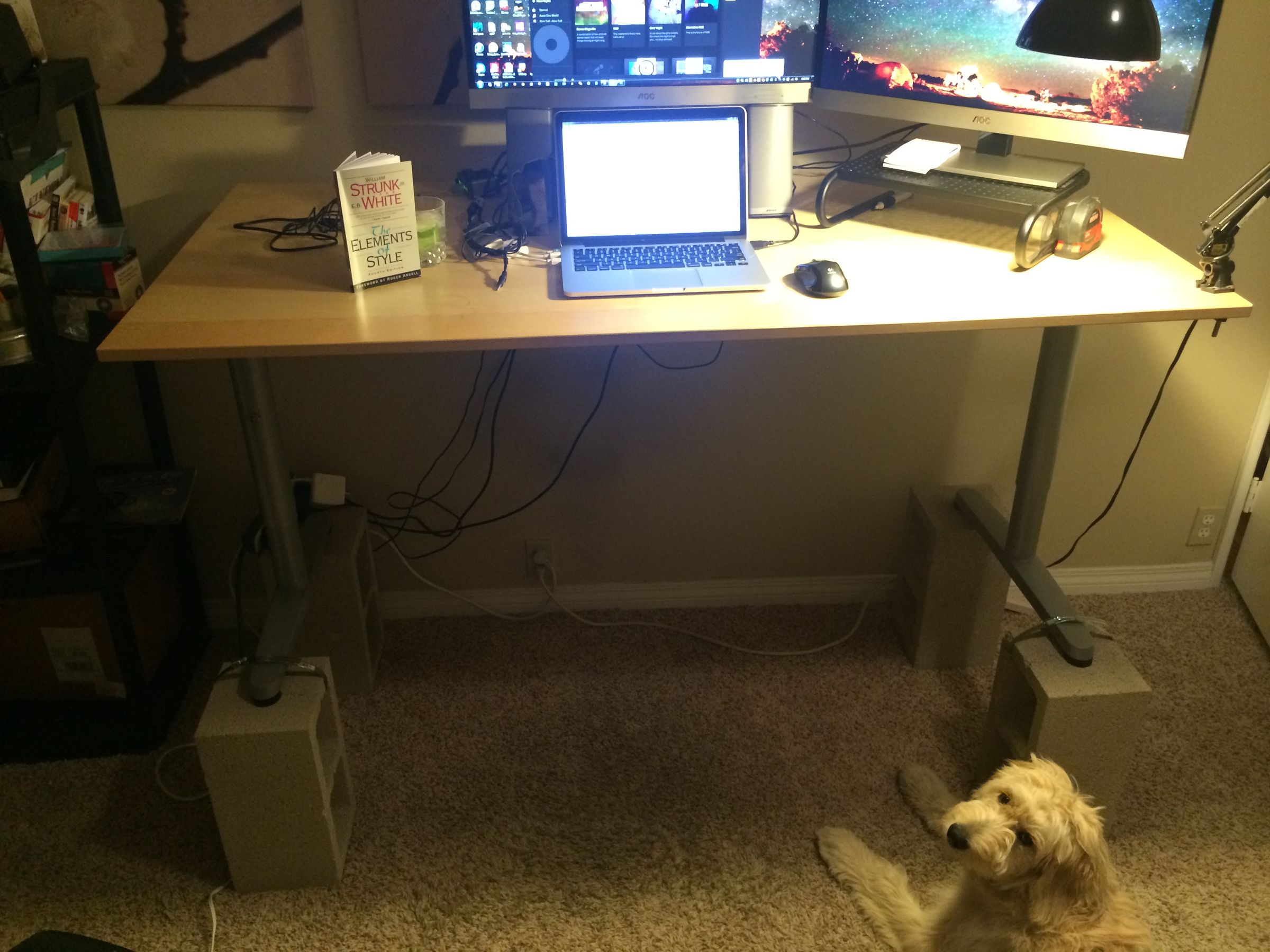 Transform a Normal Desk Into Standing Desk for 4 Instructables