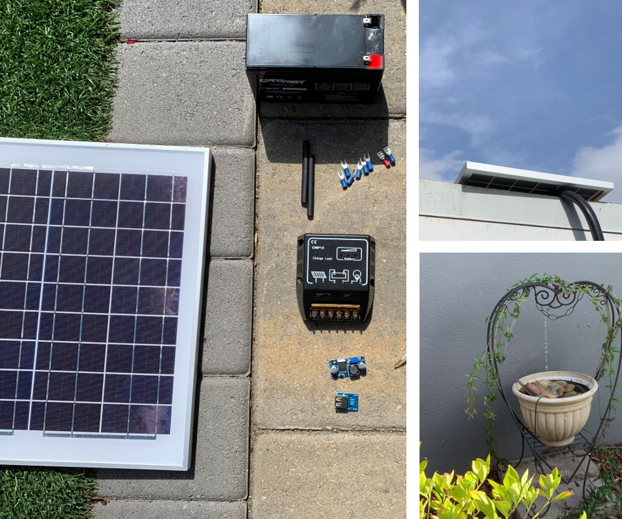 Standalone Solar-to-USB With Battery
