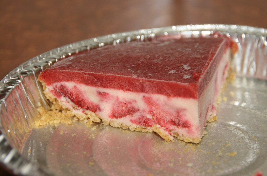 Frozen Strawberry Cheesecakes