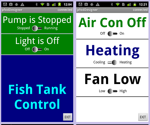 Code Generator for Custom Android/Arduino Menus to Switch Arduino ...
