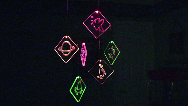 Edge Lit Mobile / Night Light