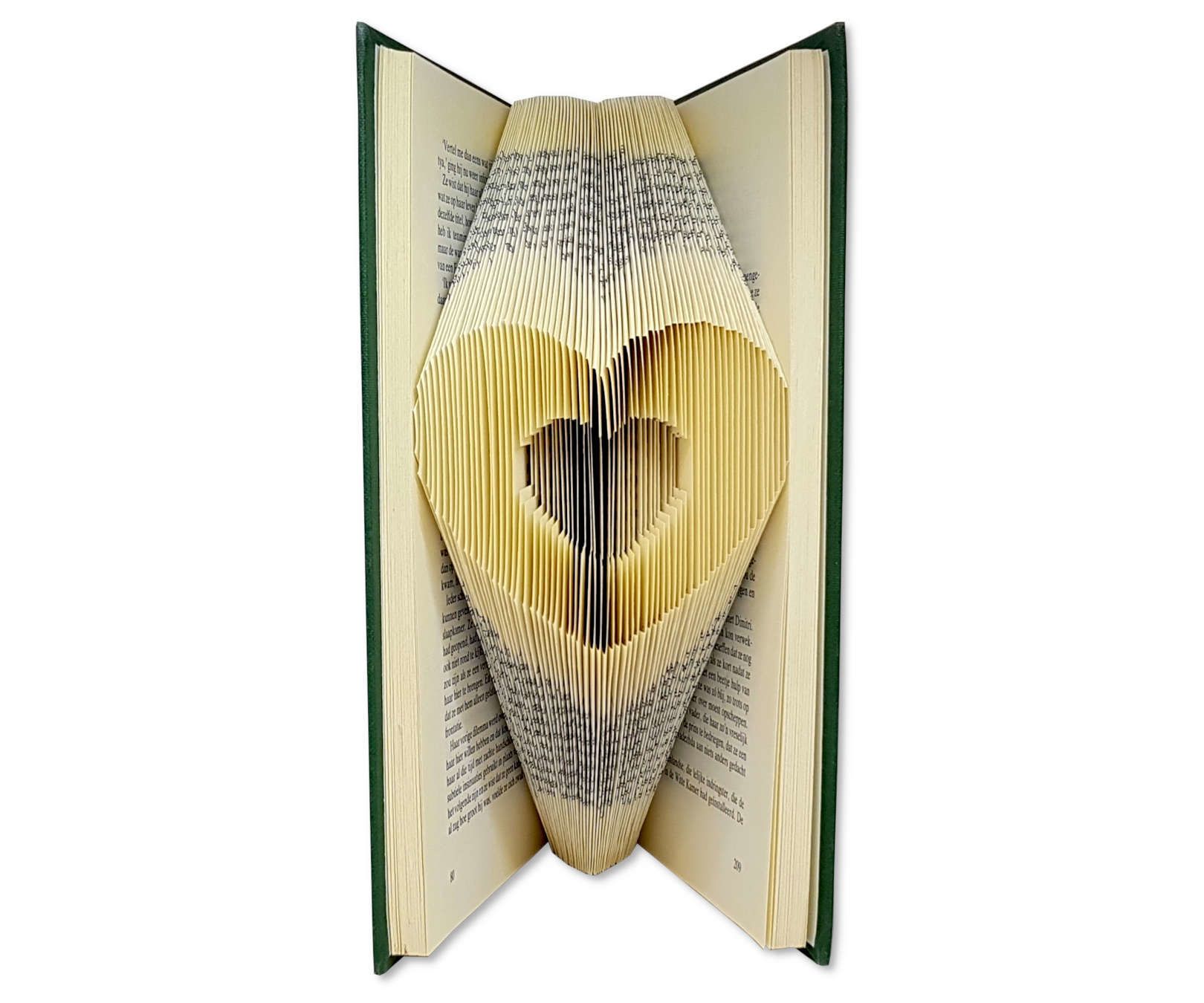 Clear Cut & Fold Book Folding Pattern - Very Easy and Fast to Practice This Method of Creating Folded Book Art
