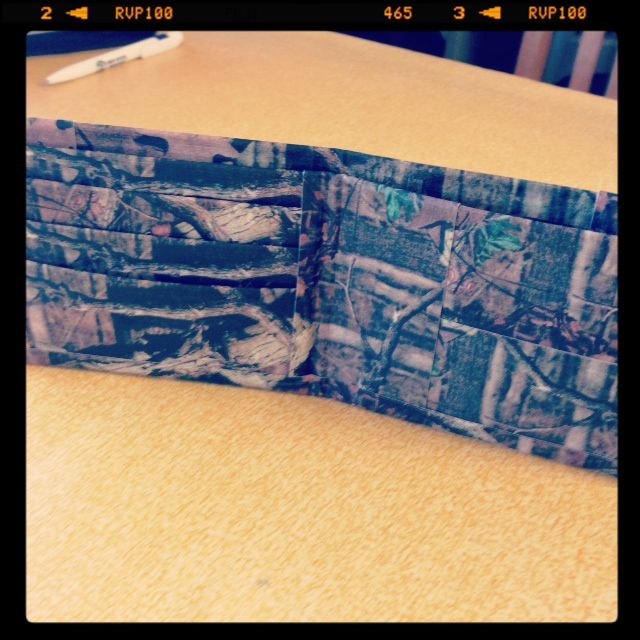 How to Make a Camo, Bifold Duct Tape Wallet With Card Pockets