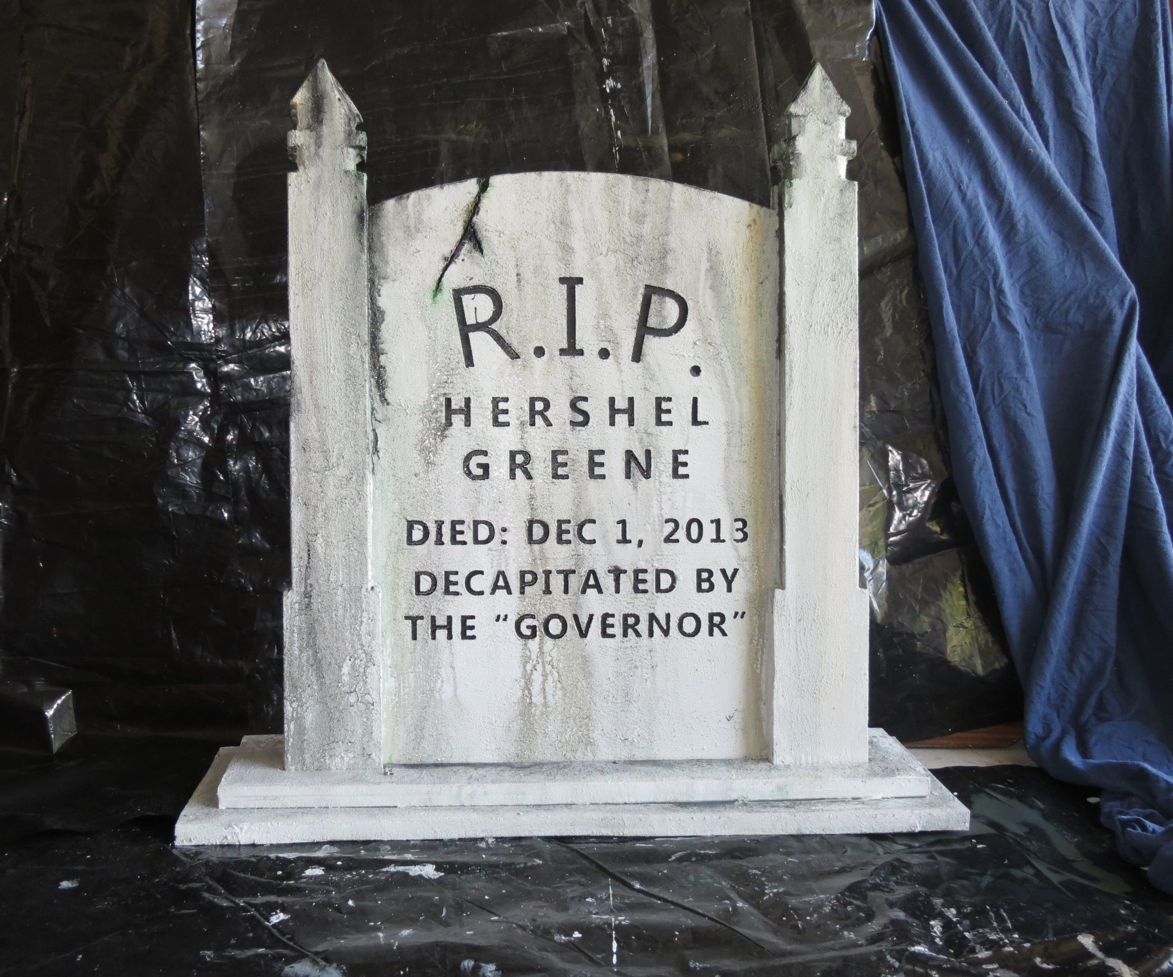 CNC Routed Pillared Tombstone