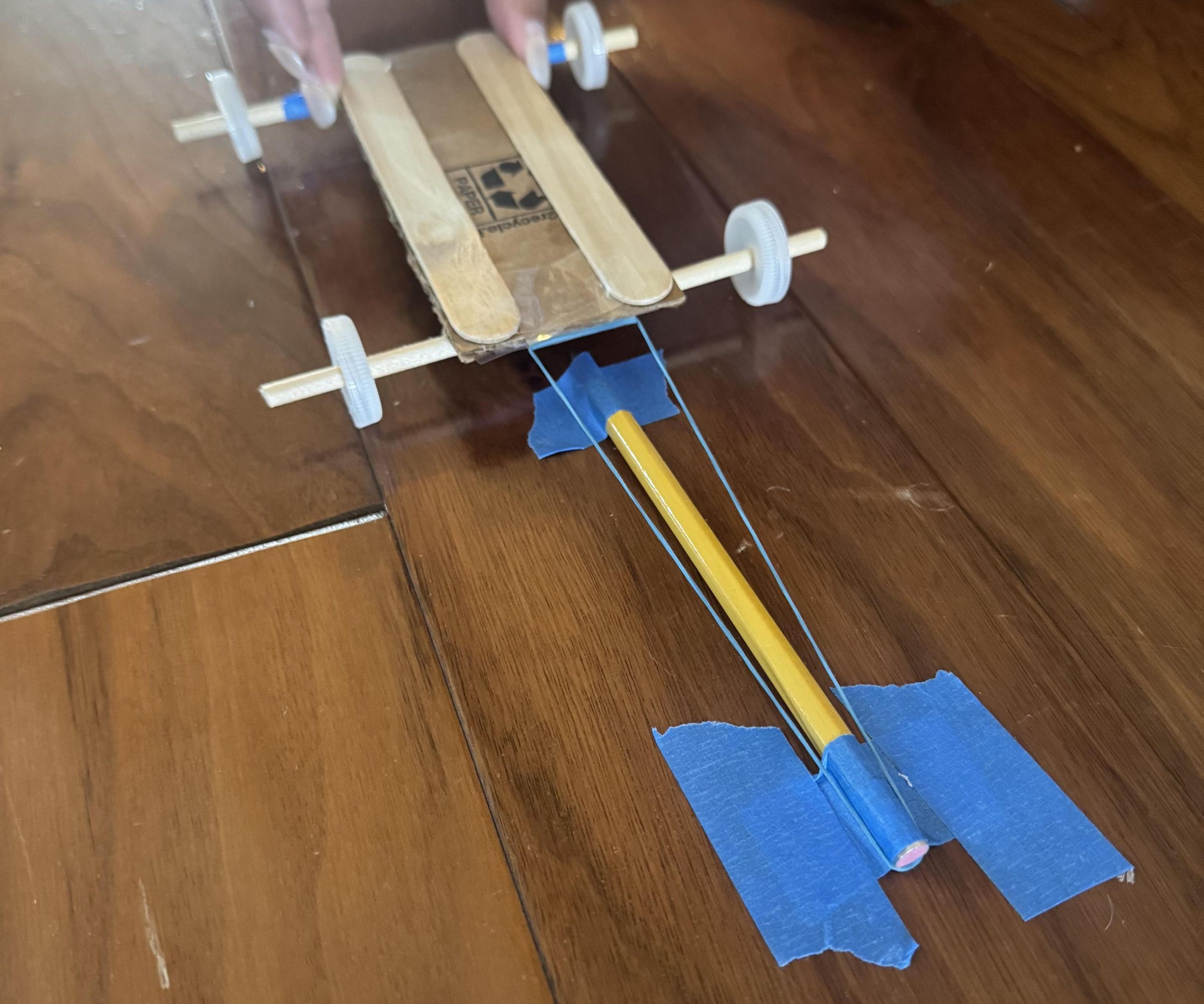 Designing and Building a Rubber Band-Powered Car With Everyday Materials