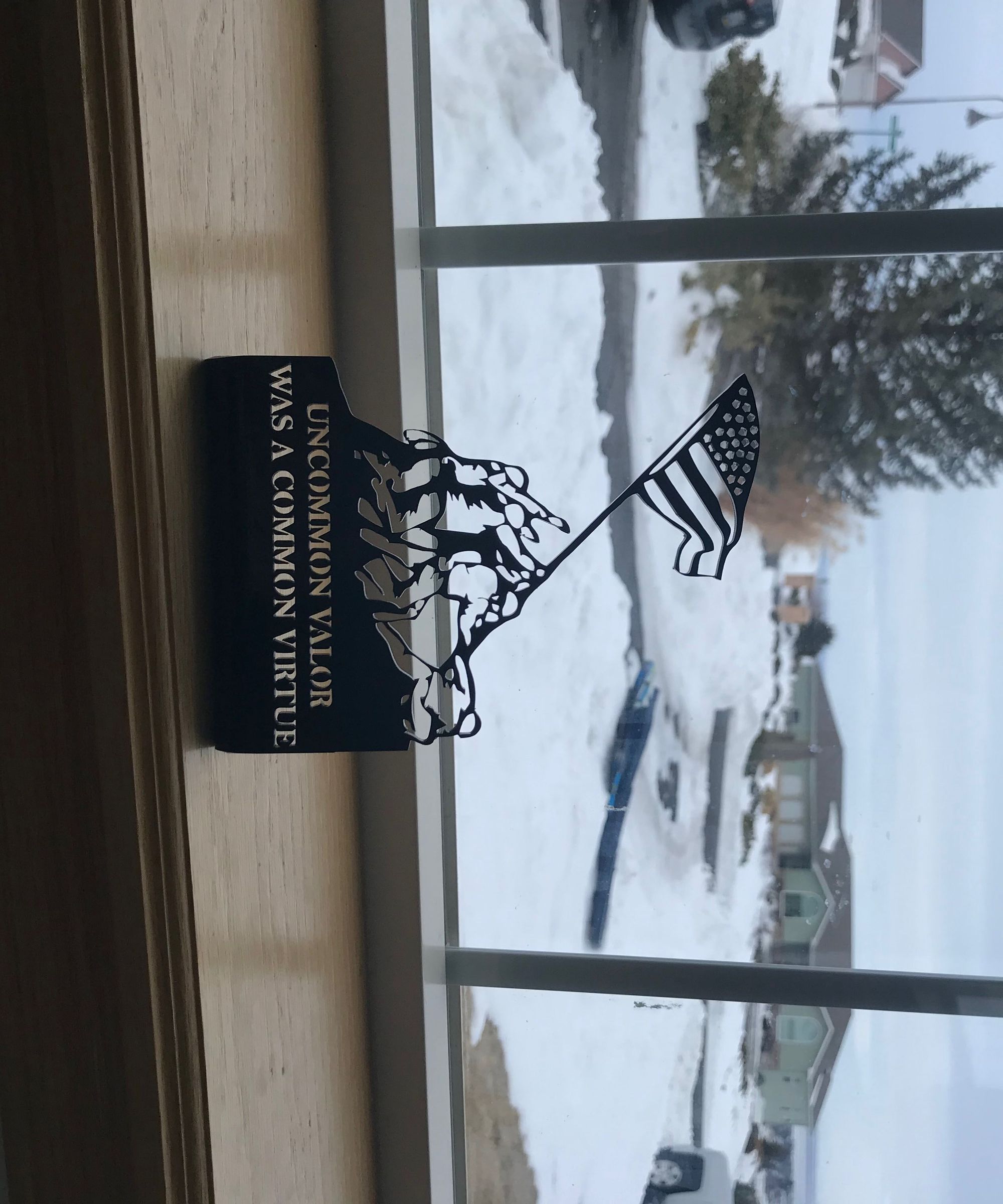 Stand Up Laser Cut Plaque 