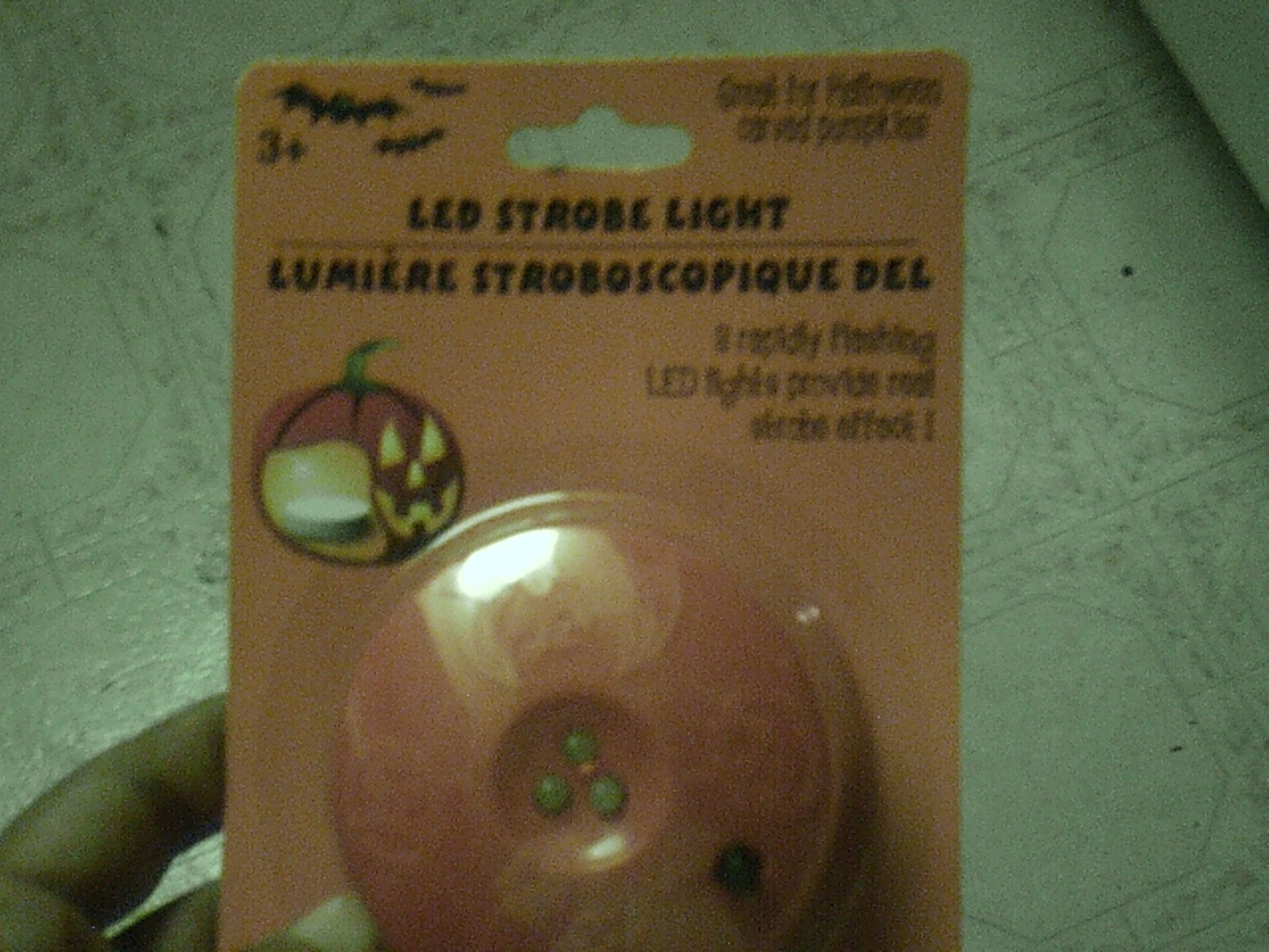 LED Strobe Pumpkin Decoration for Halloween for Only 3 Instructables