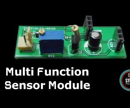 Temperature or Light Sensor Module to Control Fan or Light | Multi Function Sensor Module