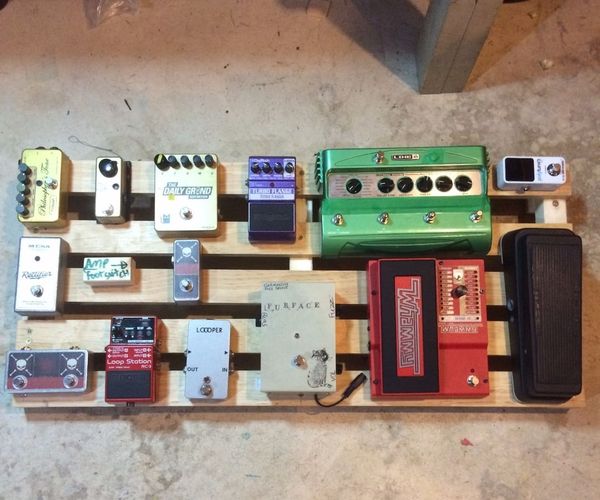 Wood Pedaltrain Novo 32 Pedalboard, Easy Build, Limited Tools