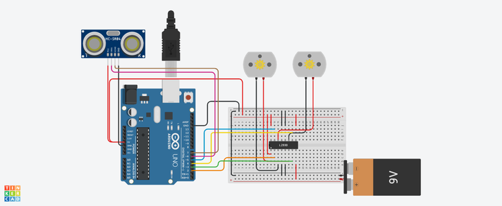 Wheeled Self-Balancing Robot | With Arduino Uno, L293D & Ultrasonic ...
