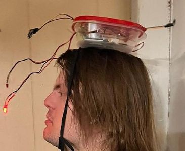 Arduino Time of Flight Sensor Helmet