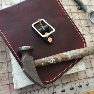 Groove Your Stitch Line and Attach Your Buckles 