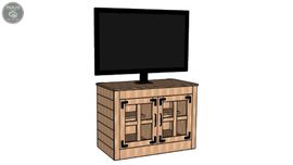 DIY TV Stand With Cabinet Storage : 18 Steps (with Pictures ...