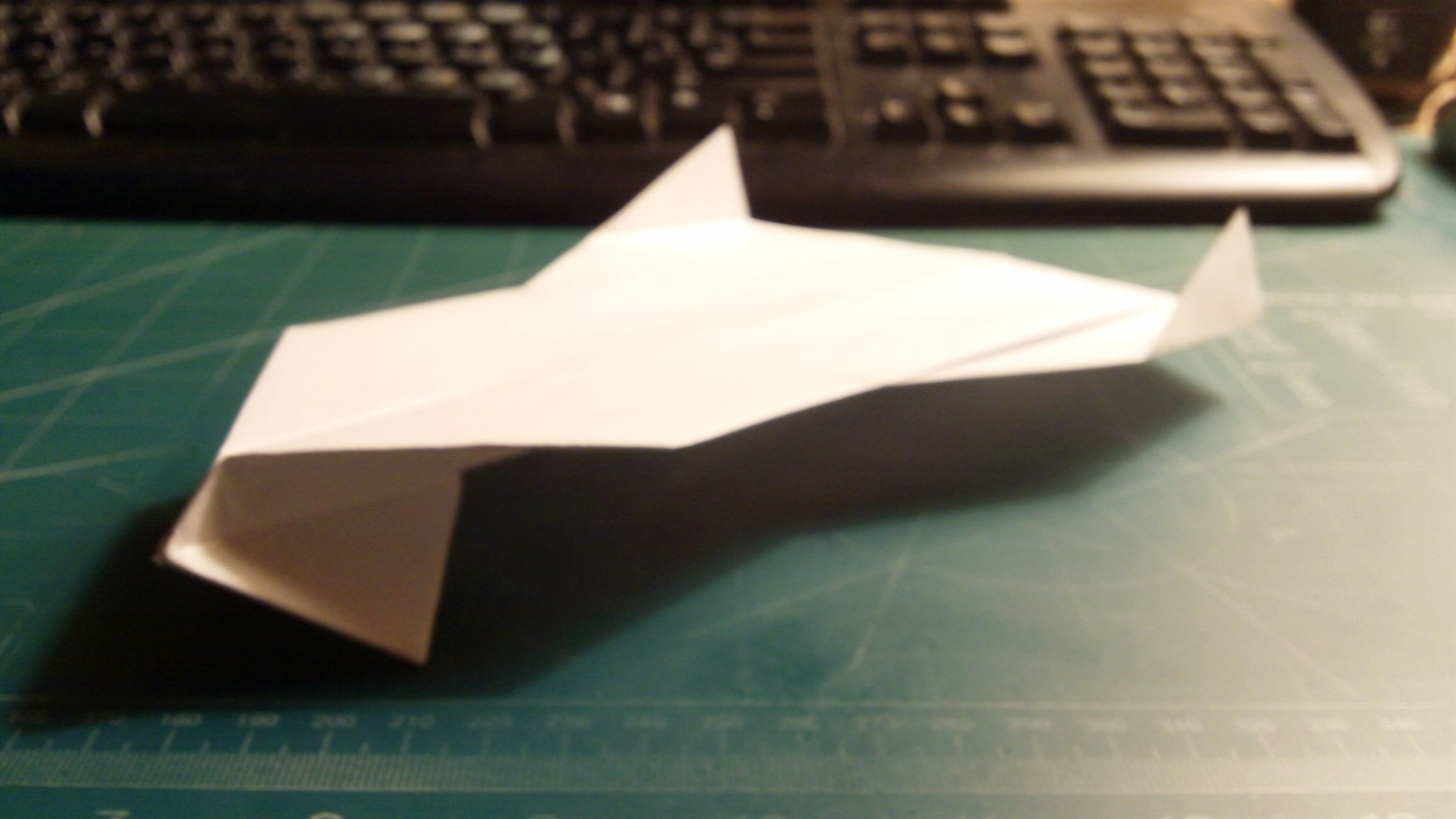 How to Make the Black Widow Paper Airplane