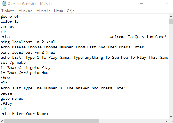 How to Make an CMD Game! Free Download and Code Copy! : 6 Steps ...