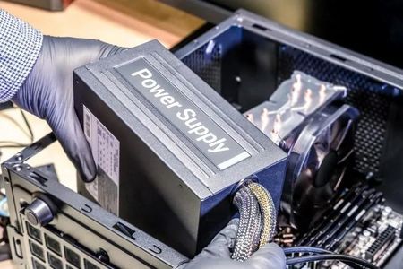 Install the Power Supply (PSU) & Connect Cables