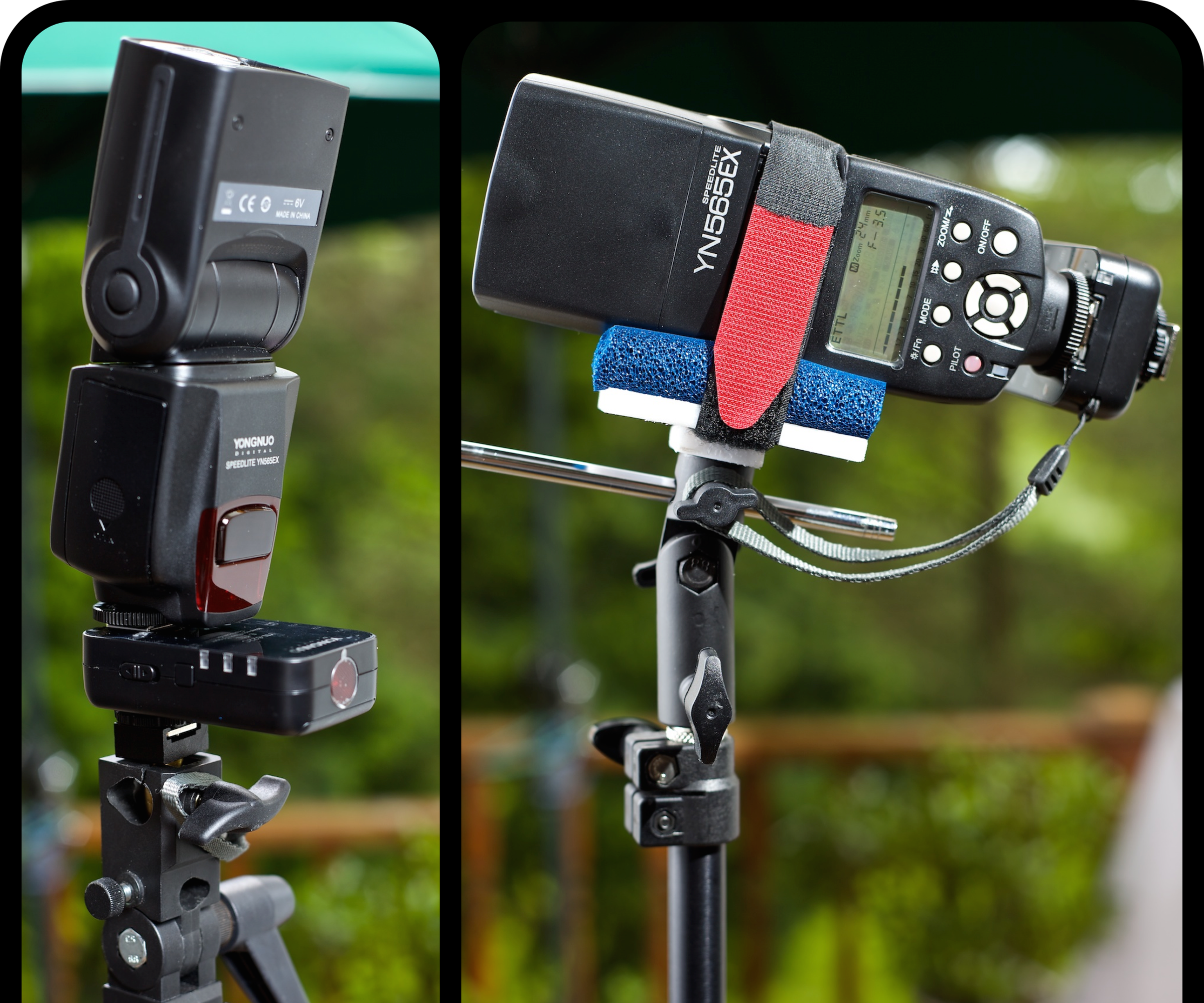 Velcro Flash Mount