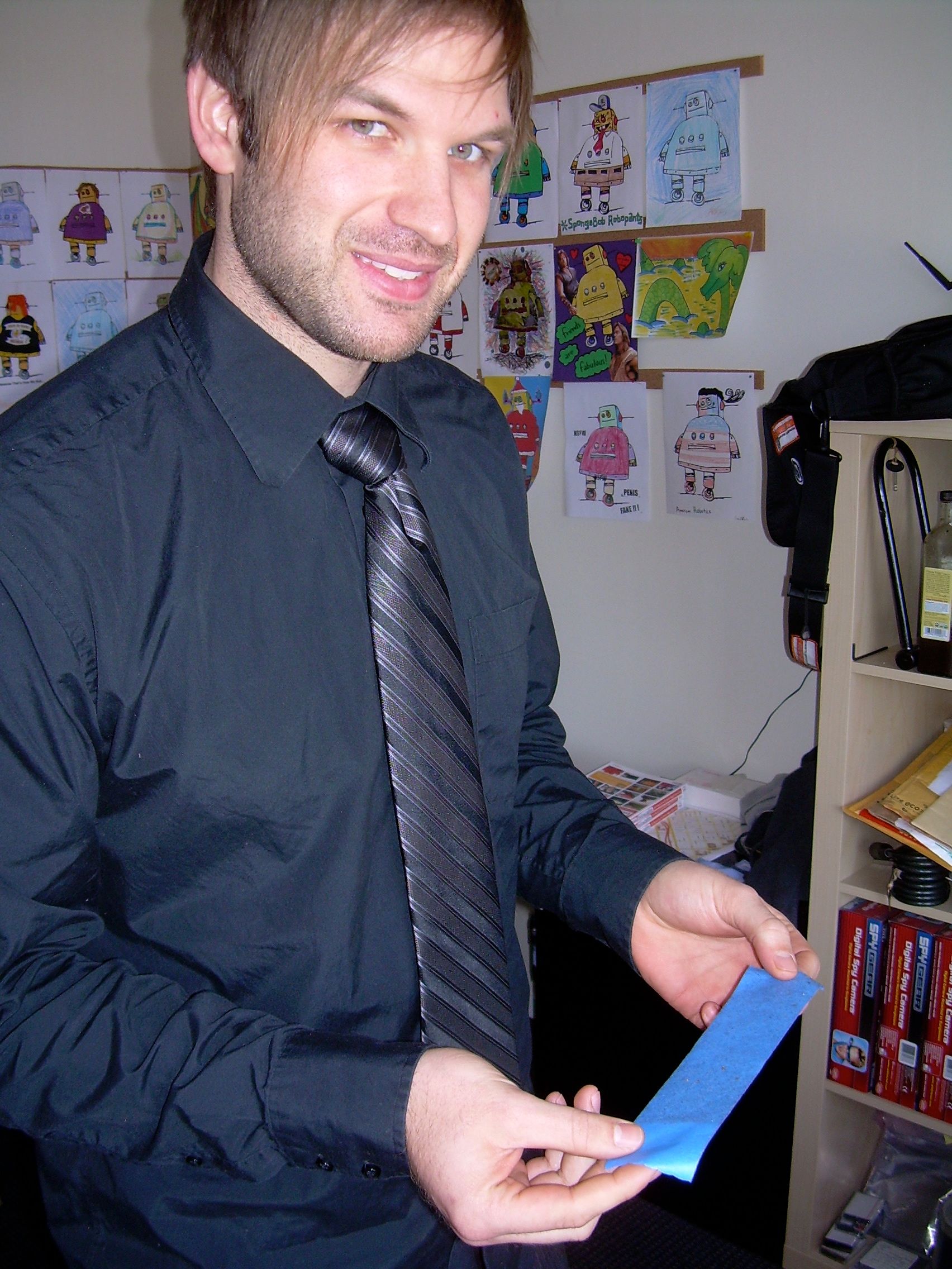 Lint roller in a pinch