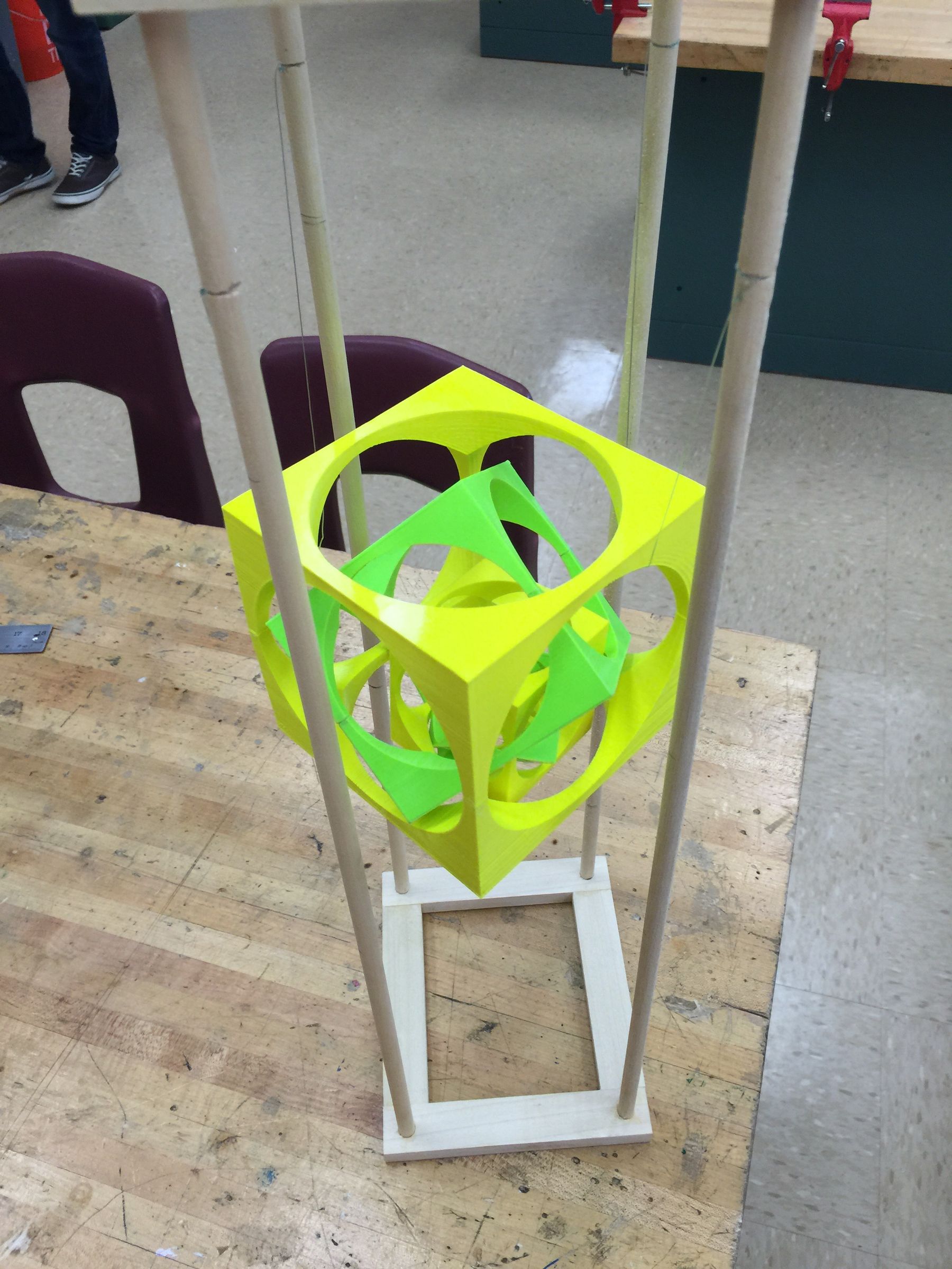 Floating Turners Cube 3 Steps Instructables