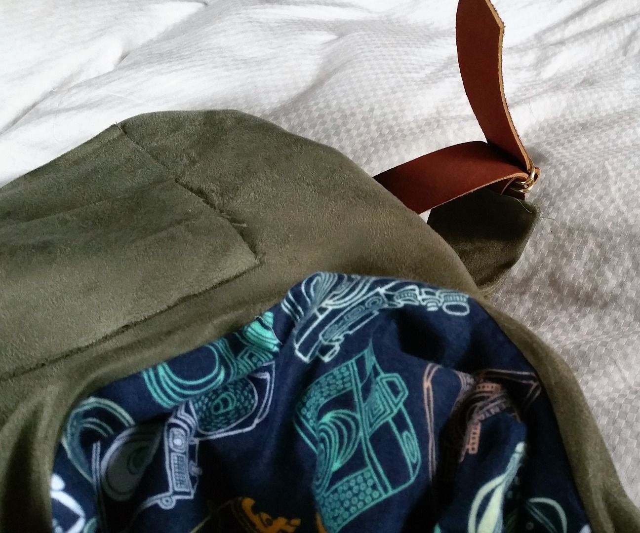 Soft Leather & Suede Backpack