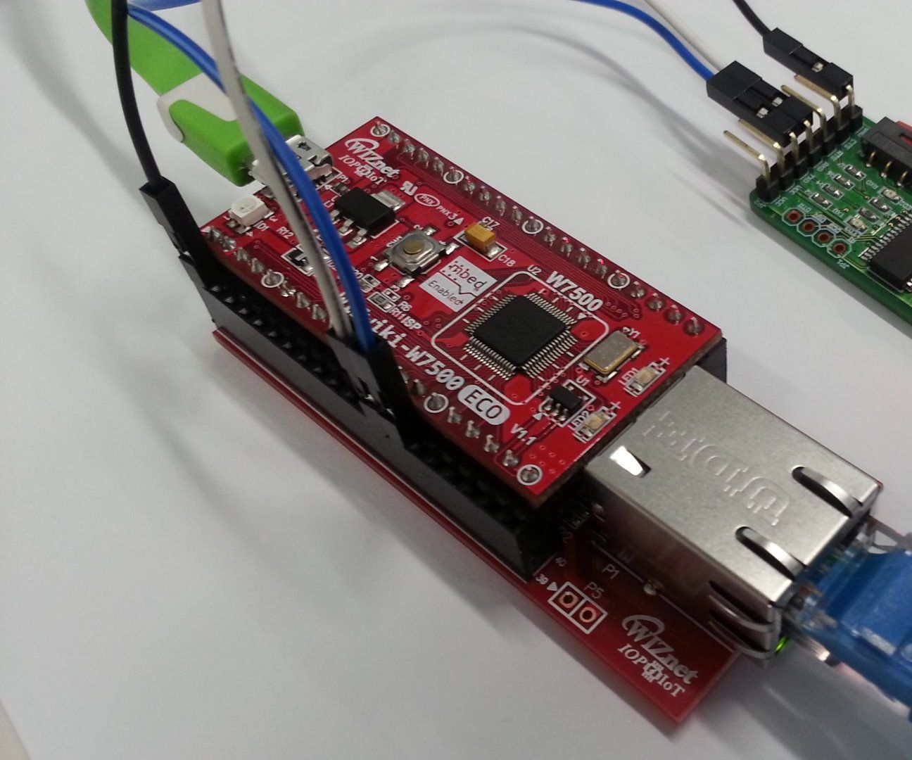 WEB Sample on WIZwiki-W7500ECO Platform
