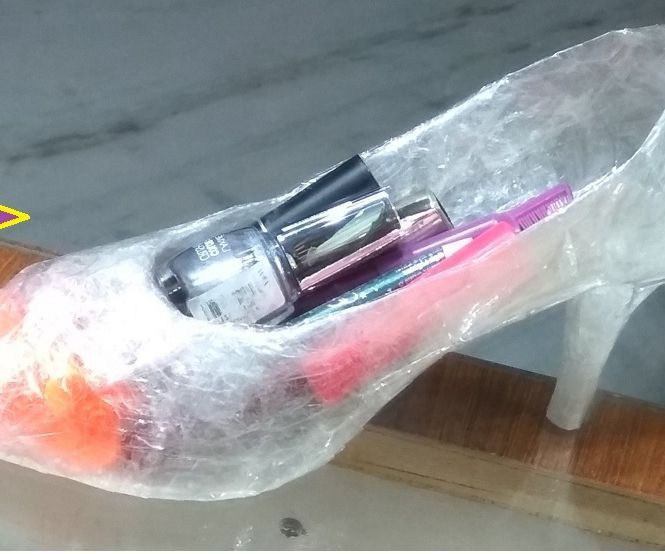 Duct Tape Makeup Stand Cum Jewelry Stand Valentine Gift.