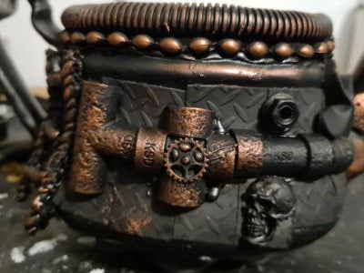 Adding the Metallic Wax Paste