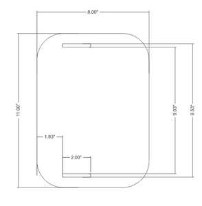 Users Feedback Update With LED Holes and Narrower Base