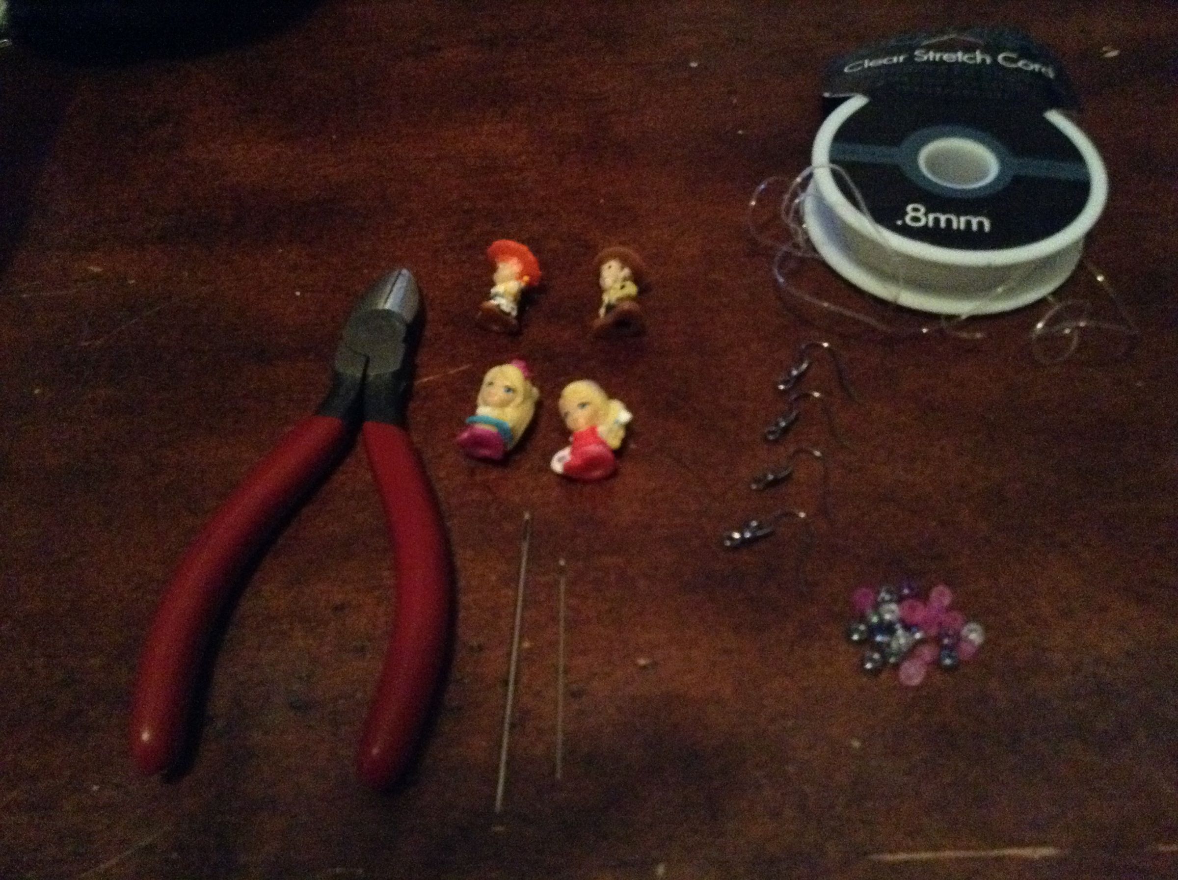 How to Make Squinkies Into Earrings