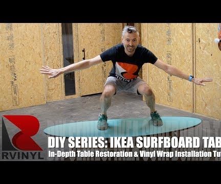IKEA Stockholm Surfboard Table Wrap