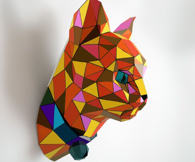 DIY Cat Head - Papercraft Project
