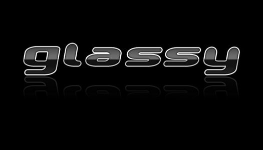 Photoshop: Create Glassy Text