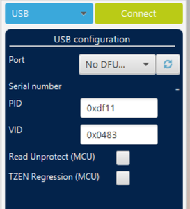 Connect STM32 Using USB