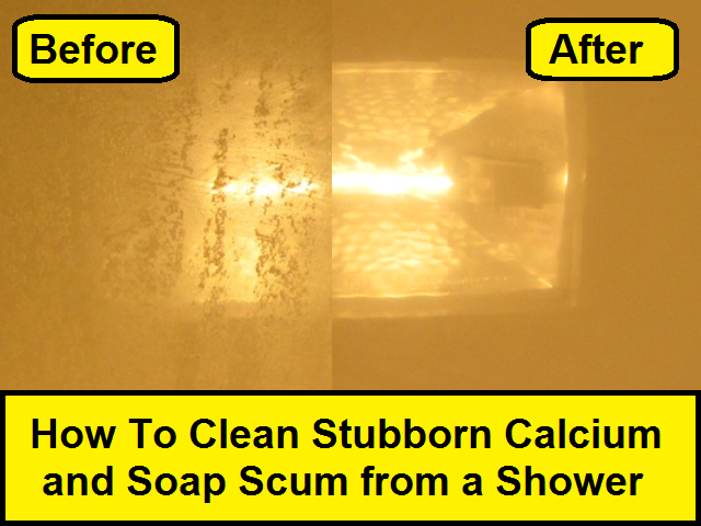 How to Clean Stubborn Calcium and Soap Scum From a Shower