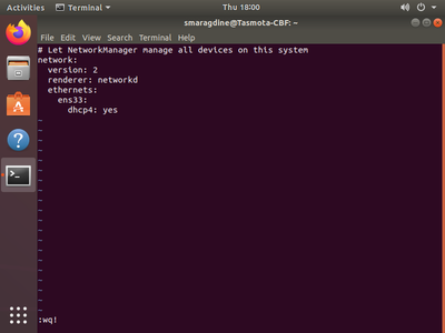 Network and Open-SSH Configuration 