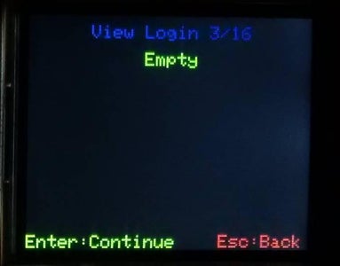 Delete Login From EEPROM