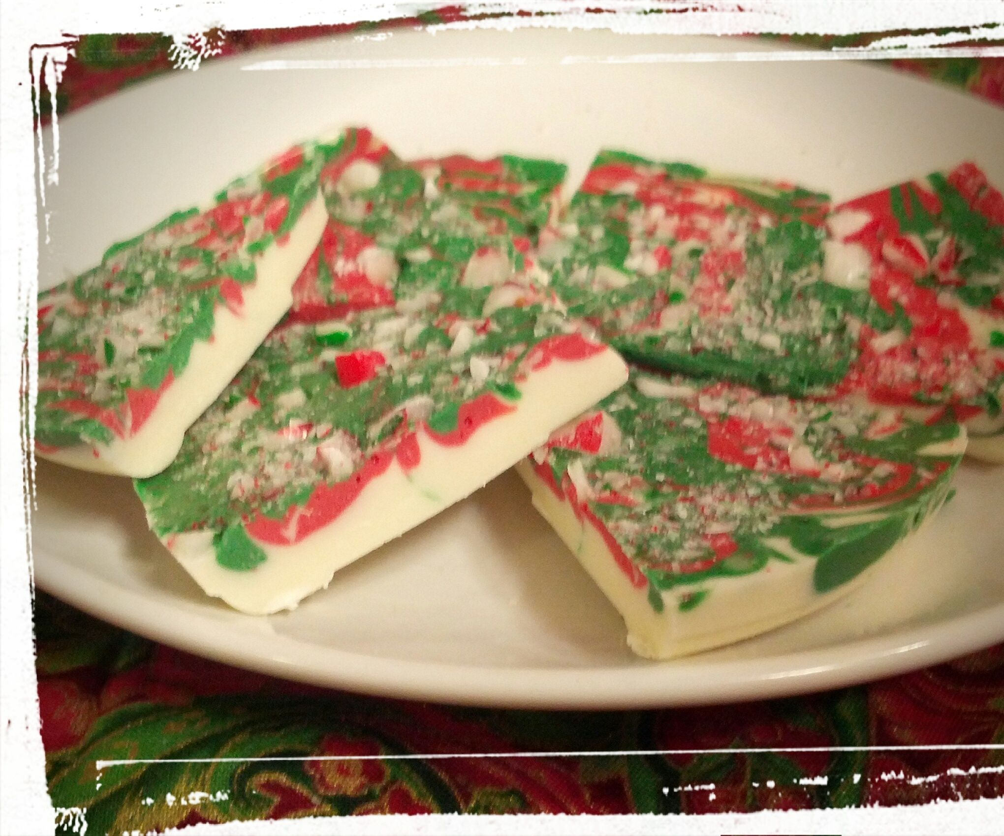 White Chocolate Candy Cane Bark