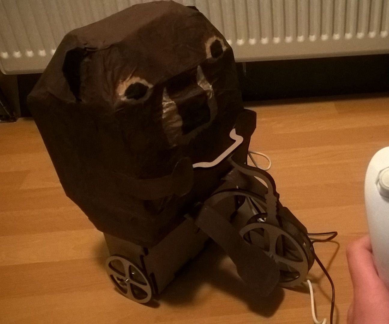 Controlling Motors With a Wiinunchuck (Bear on a Tricycle)