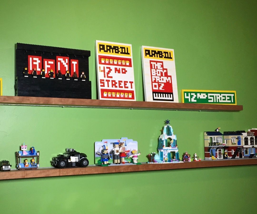 Floating Shelf for Lego