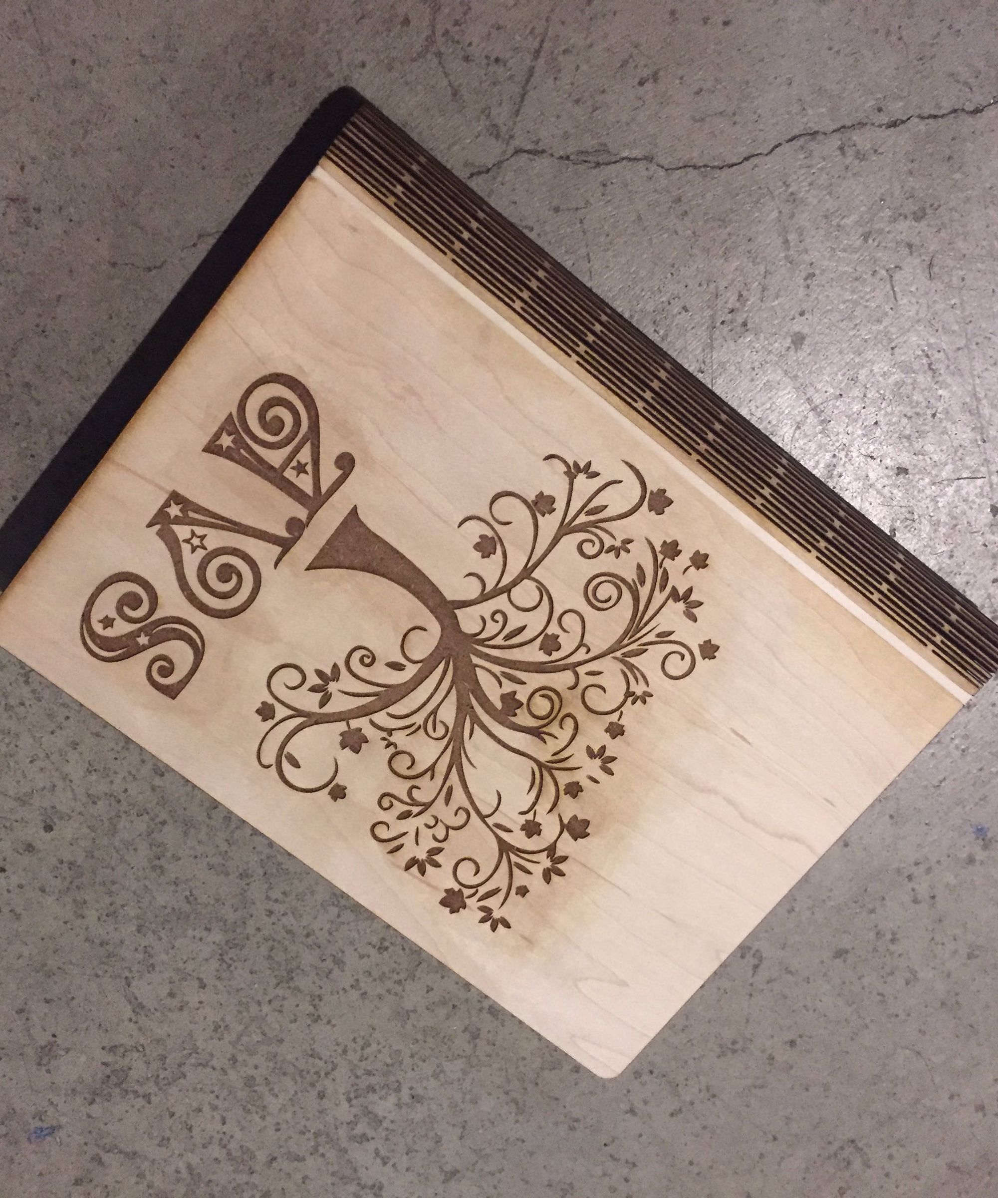 Laser Cut Notebook With Living Hinge