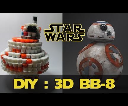 3D BB-8 From Star Wars | Bead Sprites (Perler/Hama Beads)