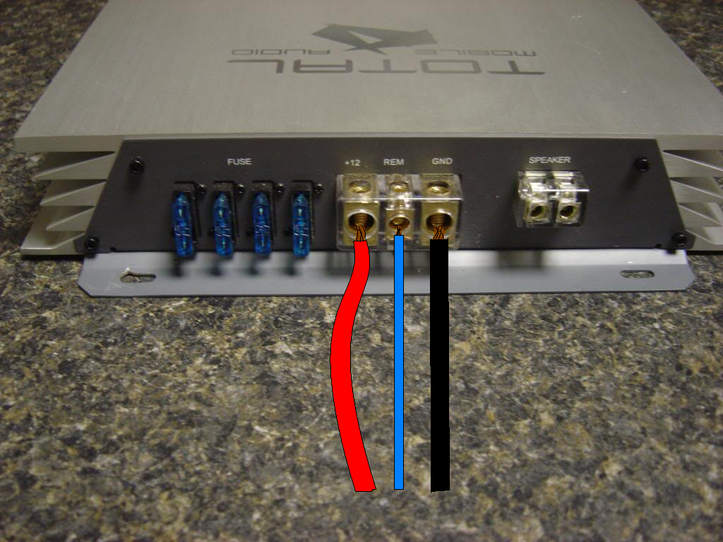 Car Amp Install.