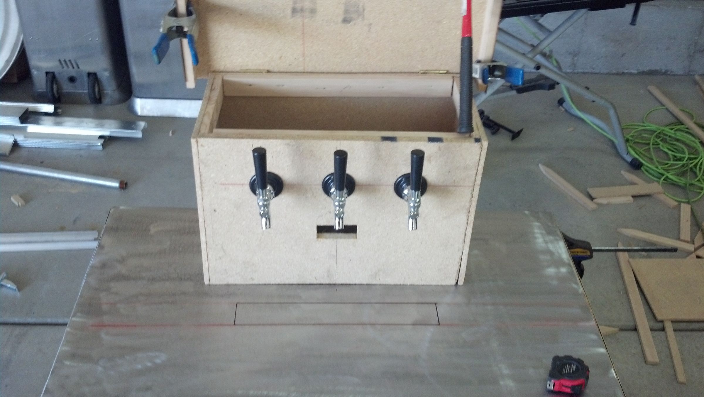 How to Build a Keezer With a 3 Tap Tower (chilled Tower) 8 Steps