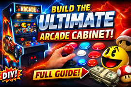 ⭐Build a Full-Size DIY Arcade Cabinet From Scratch – Step-by-Step