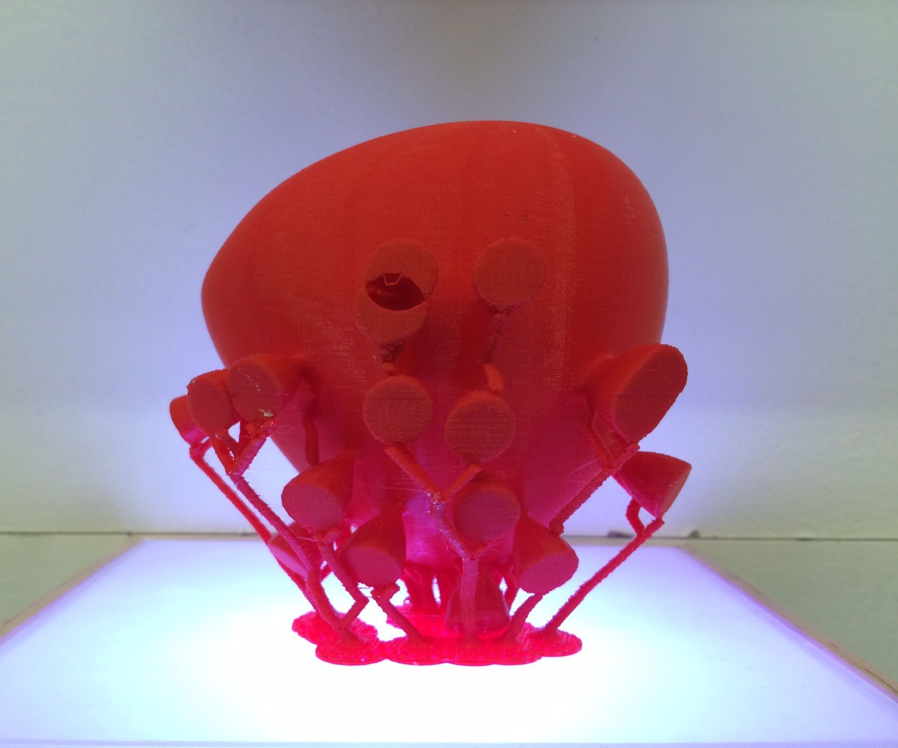 3D print complex overhangs with Meshmixer