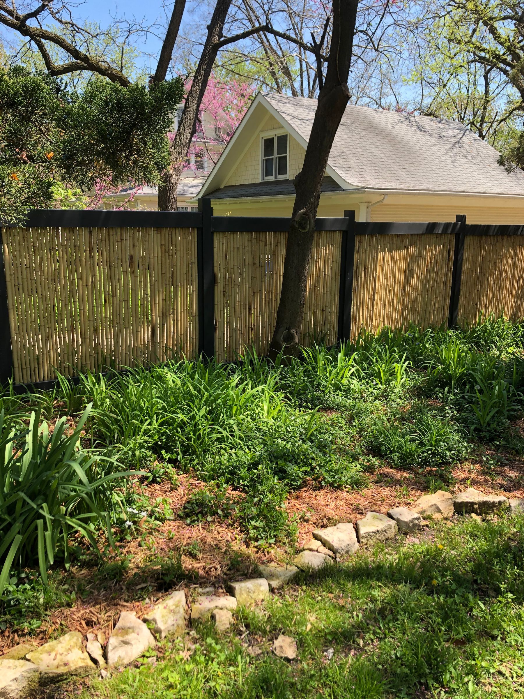 Backyard Bamboo Fence 4 Steps (with Pictures) Instructables