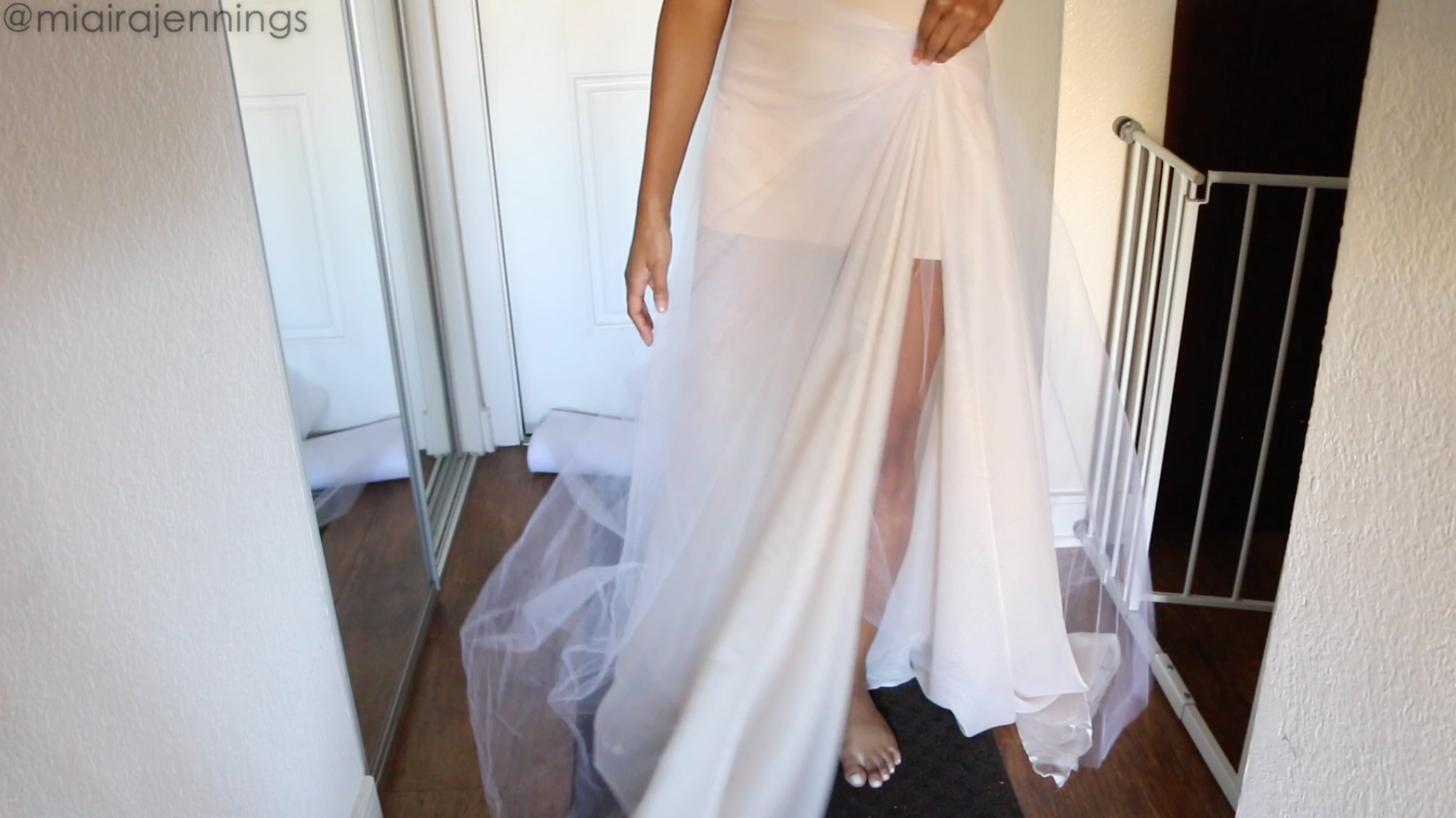 How to Make a DIY Flower Gown Out of Basic Shapewear 4 Steps (with