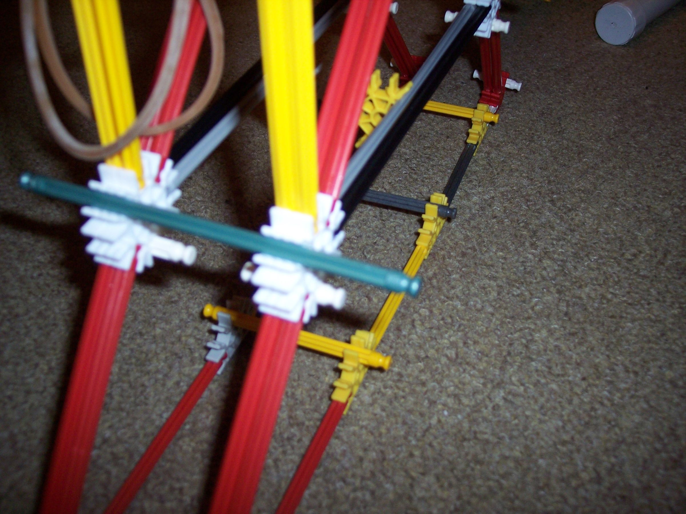Knex Table Top Catapult 6 Steps Instructables