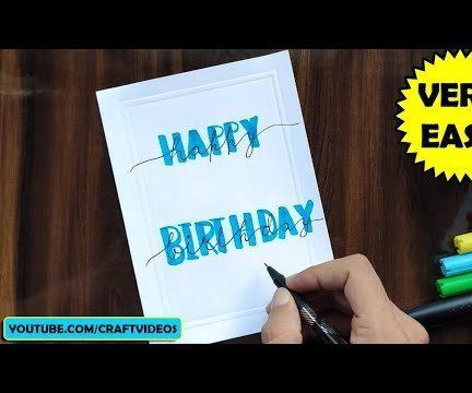 BIRTHDAY CARD DRAWING EASY