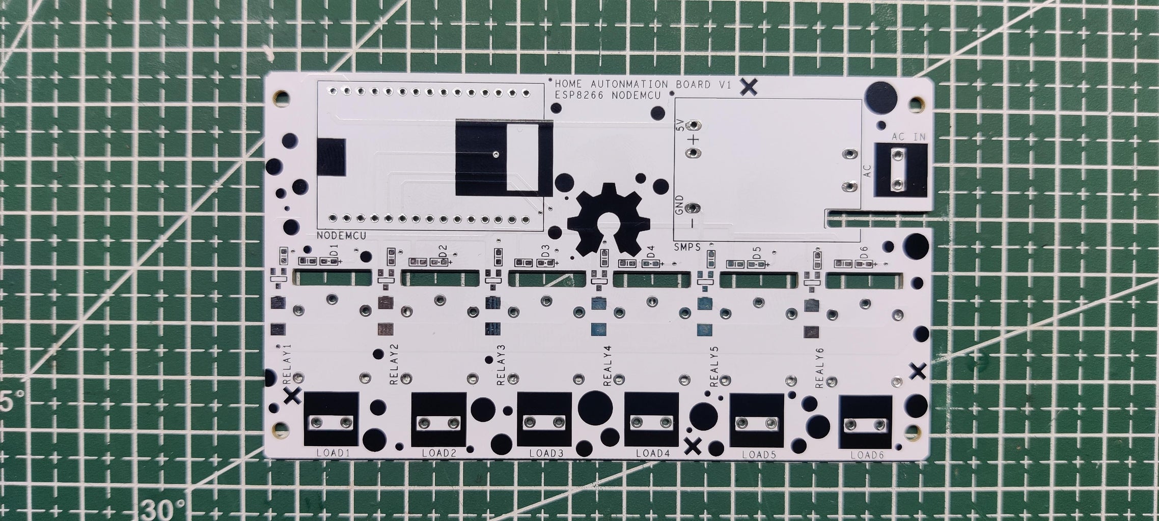 Home Automation Board With NODEMCU Six Outputs : 11 Steps - Instructables